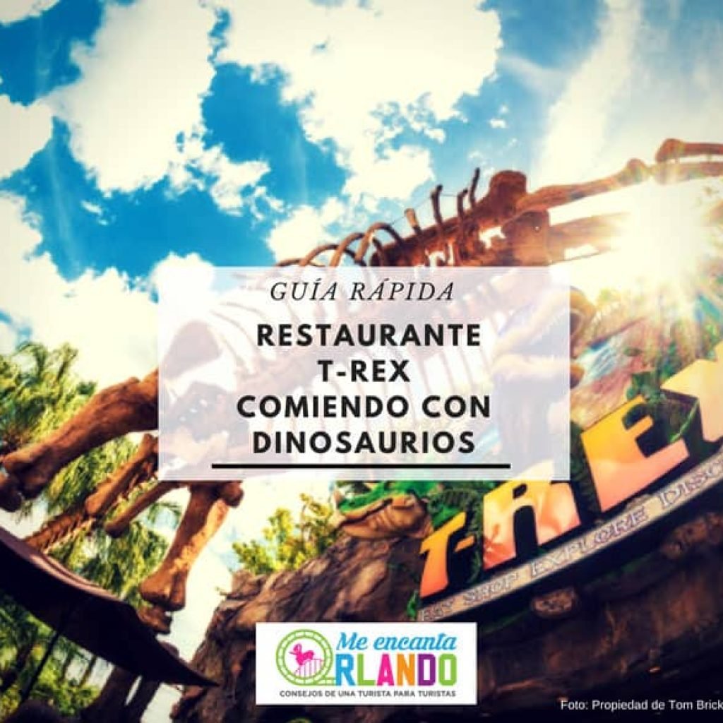 T-REX-Comiendo con Dinosaurios en Orlando