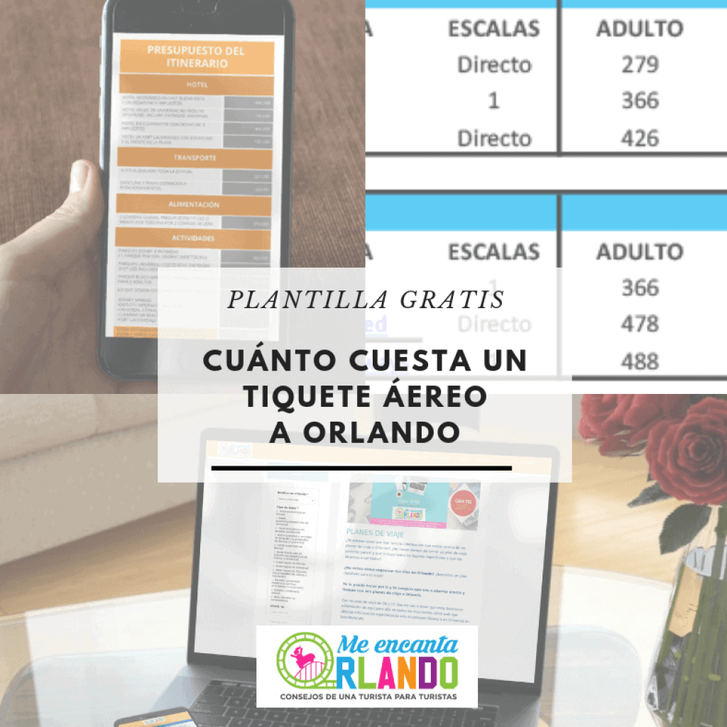 cuánto cuestra un tiquete a Orlando