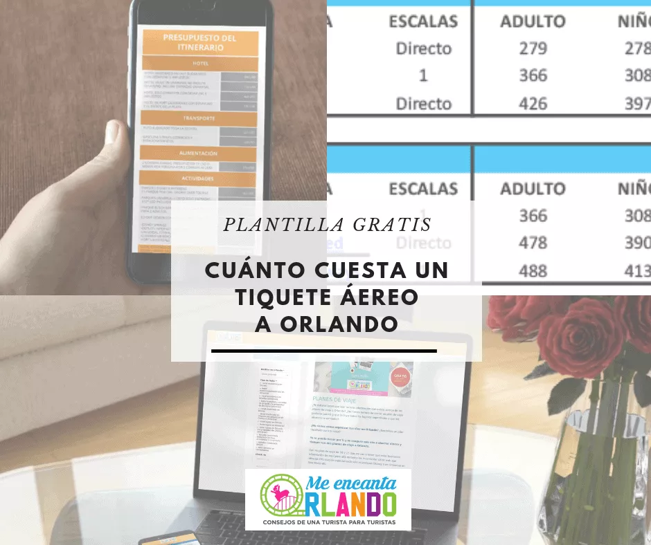 cuánto cuestra un tiquete a Orlando