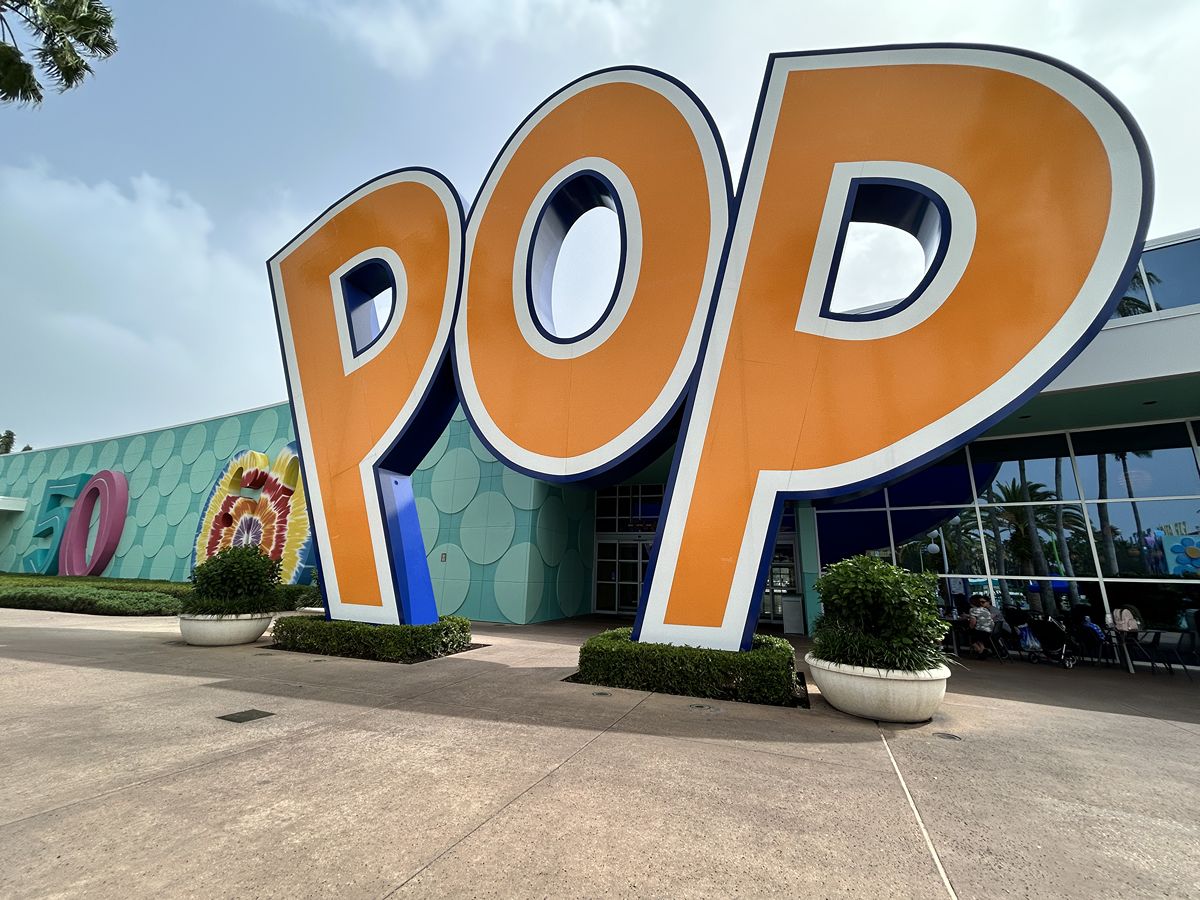 Decoración retro en Pop Century Resort