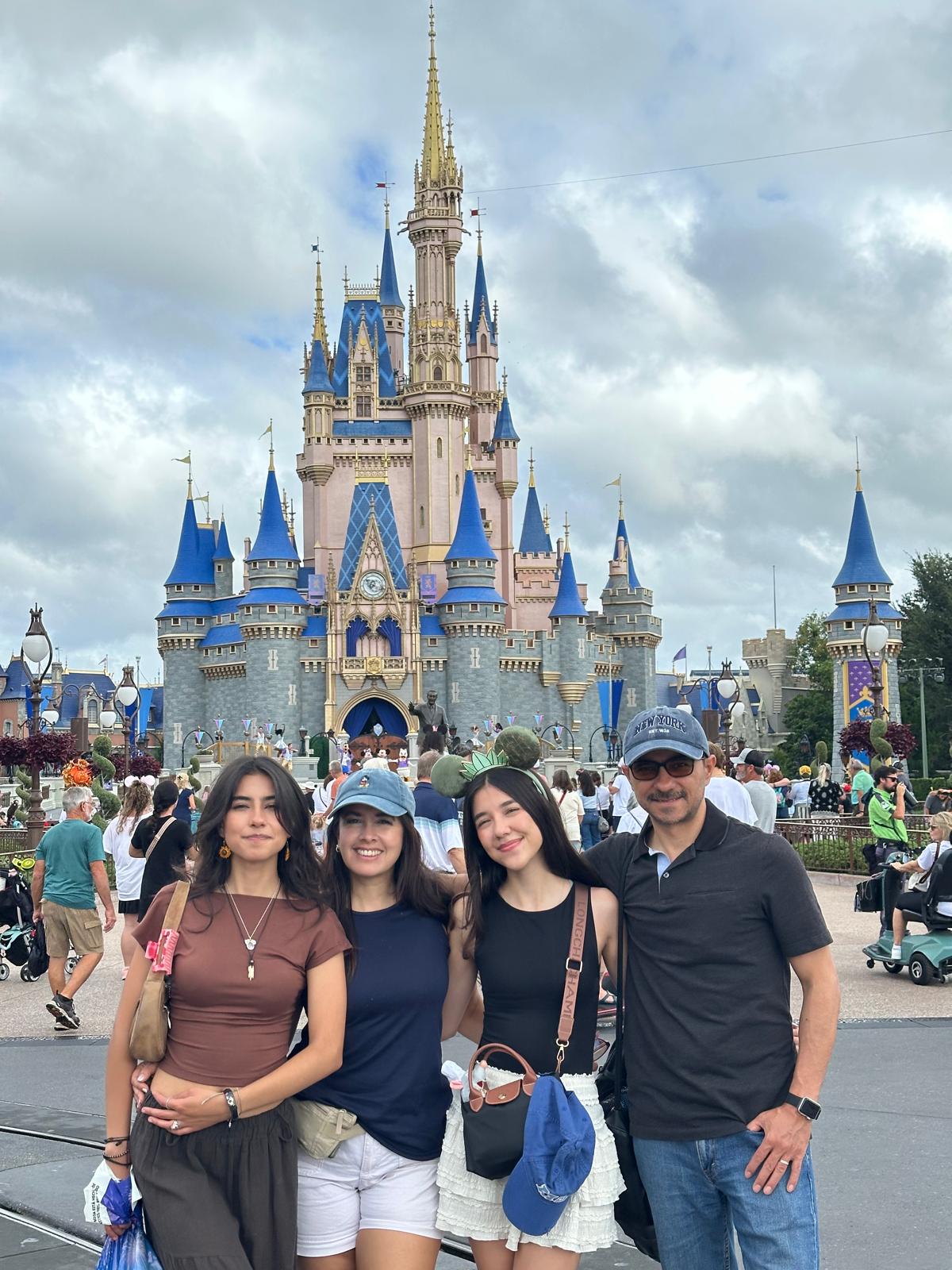 Familia en el castillo