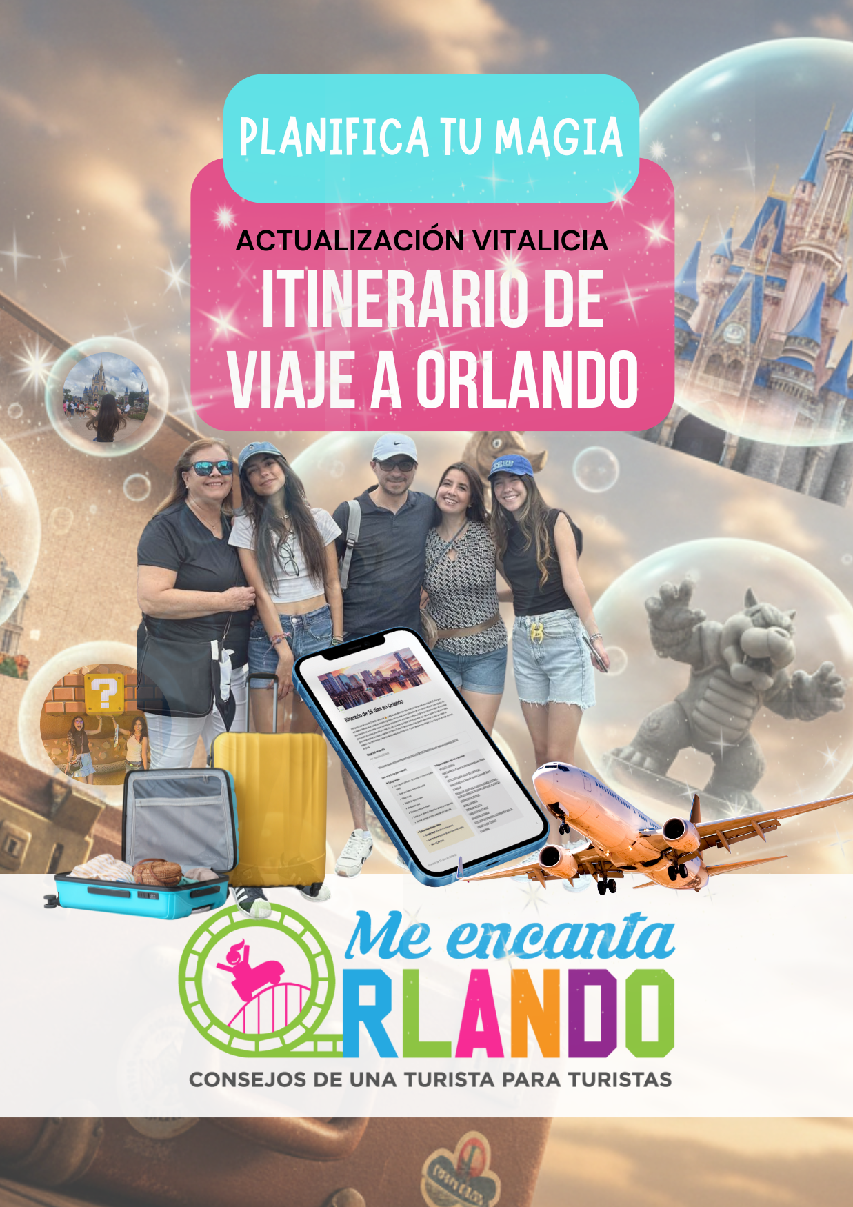 Ejemplo de itinerario de viaje a Orlando