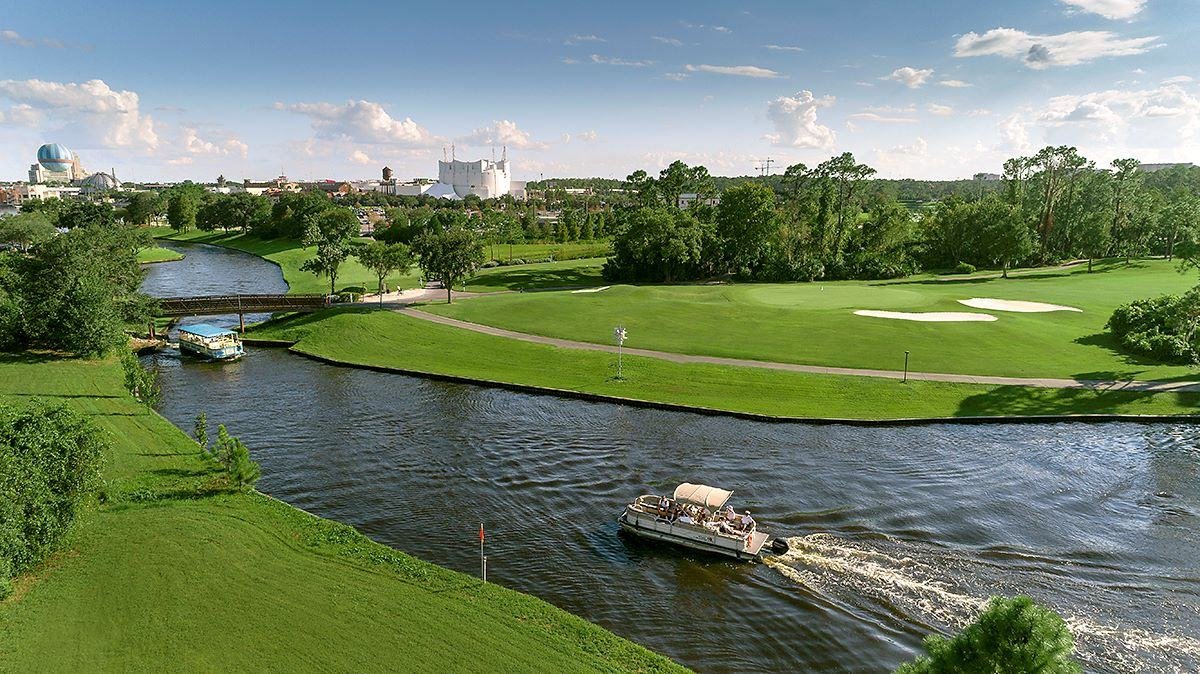 Vista del campo Lake Buena Vista Golf Course en Disney World