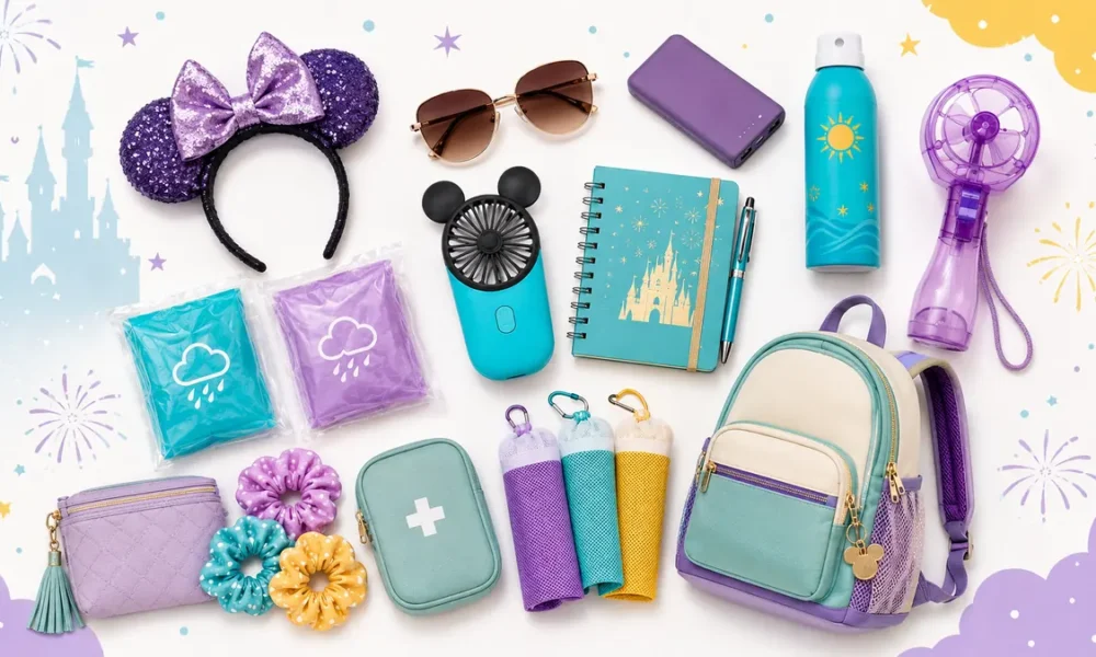 qué llevar en el bolso para parques en Orlando