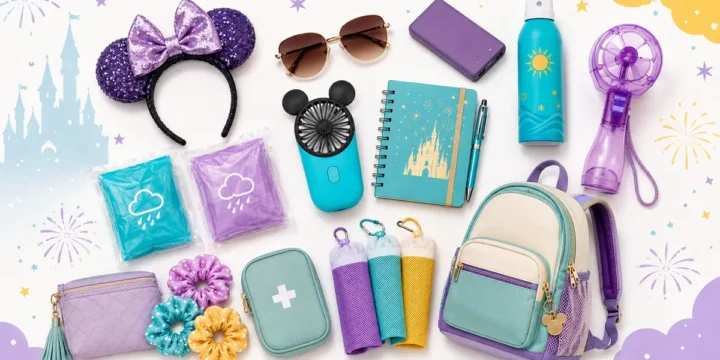 qué llevar en el bolso para parques en Orlando