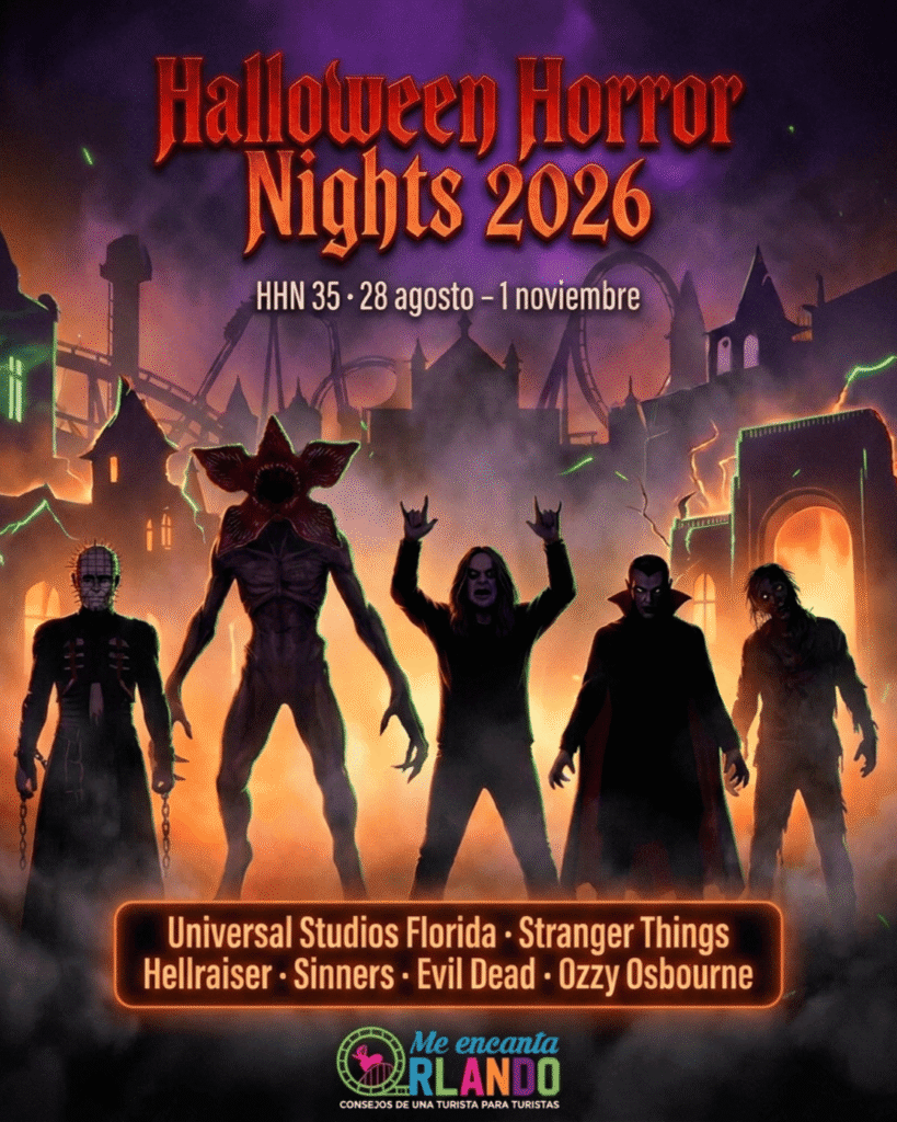 Halloween Horror Nights 2026: casas, scare zones, shows y guía completa